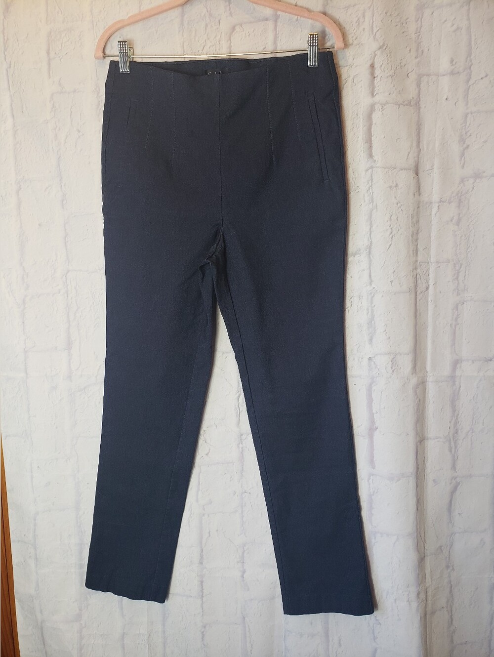 ELLA RAFAELLA Pull-On Denim-look Ankle Pants 10